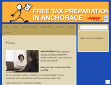 Tablet Screenshot of freetaxprepanc.com